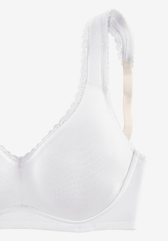 LASCANA Σουτιέν για T-Shirt Σουτιέν 'Dope Dyed' σε λευκό