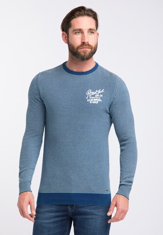 DreiMaster Maritim Sweater in Blue: front
