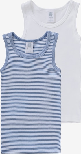 SANETTA Unterhemd in himmelblau / weiß, Produktansicht