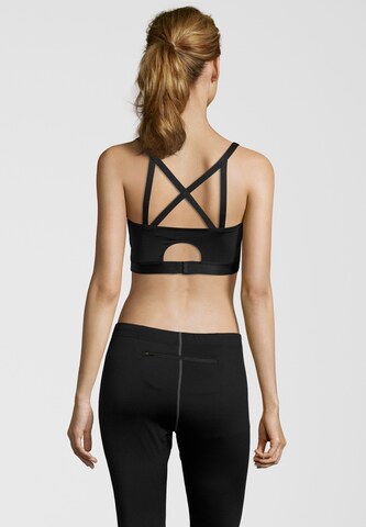 Athlecia Bralette Sports Bra 'Peony' in Black