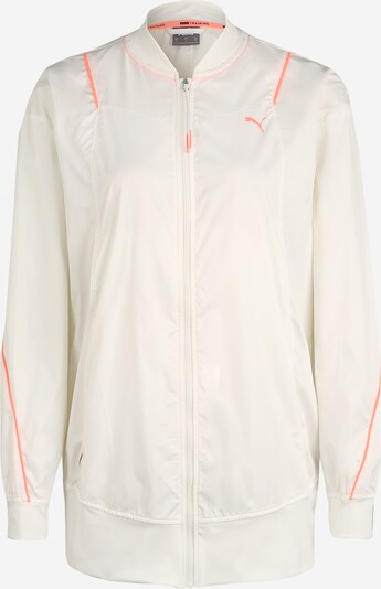 PUMA Sportjas 'Pearl Woven' in de kleur Koraal / Wit, Productweergave