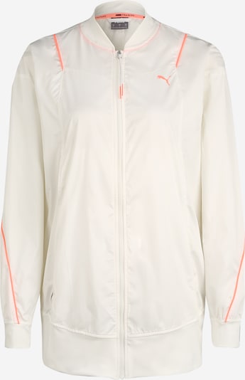 PUMA Sports jacket 'Pearl Woven' in Coral / White, Item view