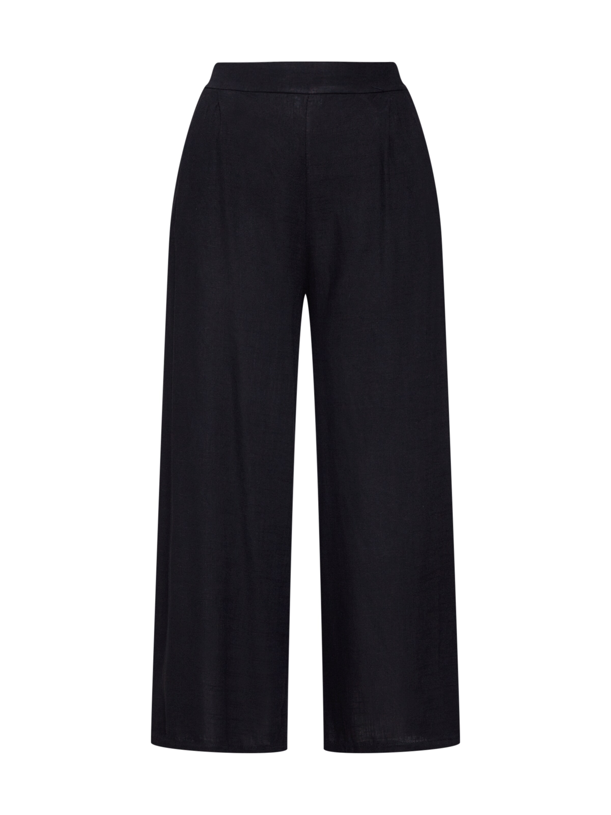 Hailys - Bandplooibroek 'Lina' in de kleur Zwart