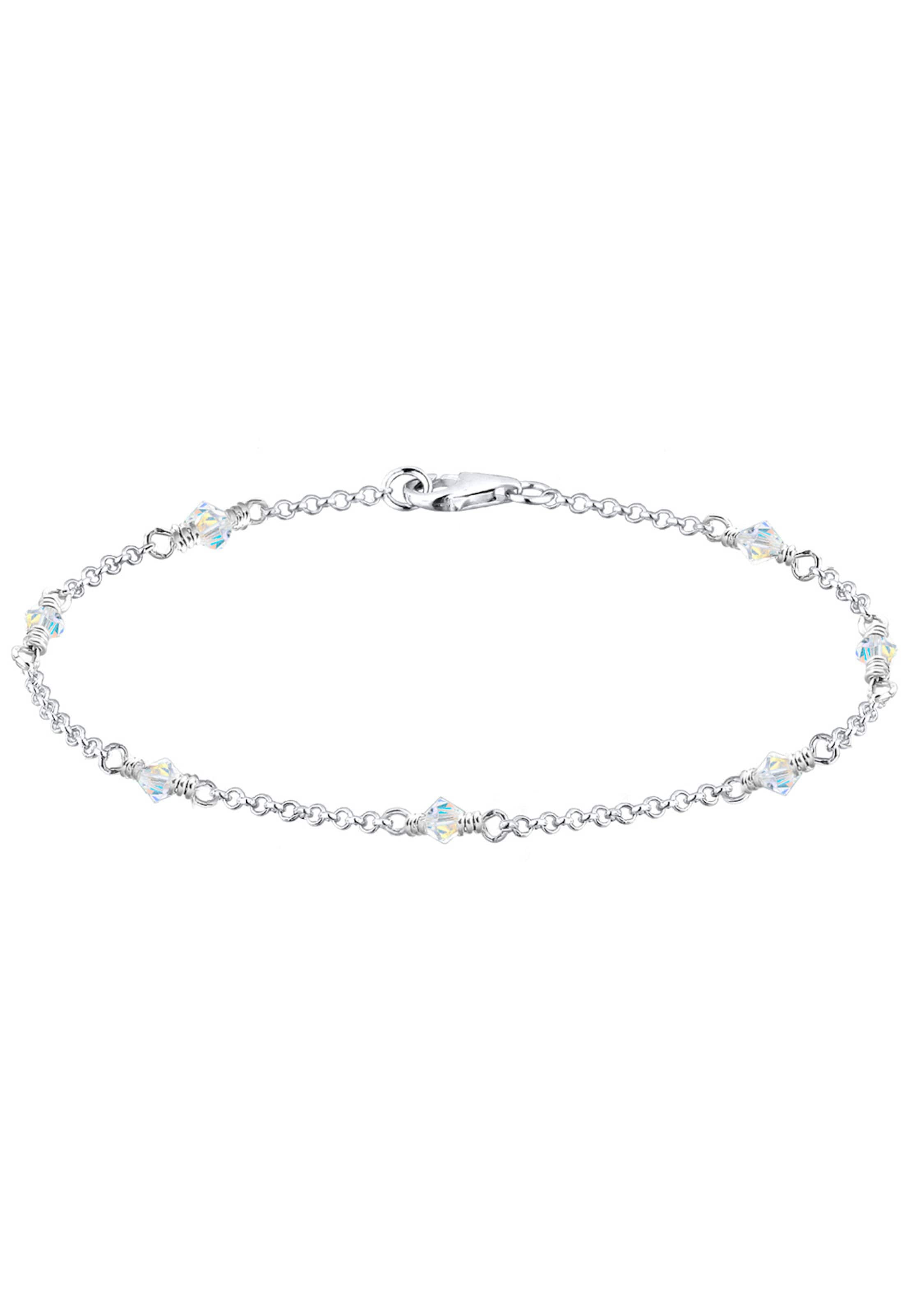 Bracelet 'Glitzer Steine' ELLI en argent : devant