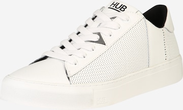 Sneaker bassa 'Hook-M CS' di HUB in bianco: frontale