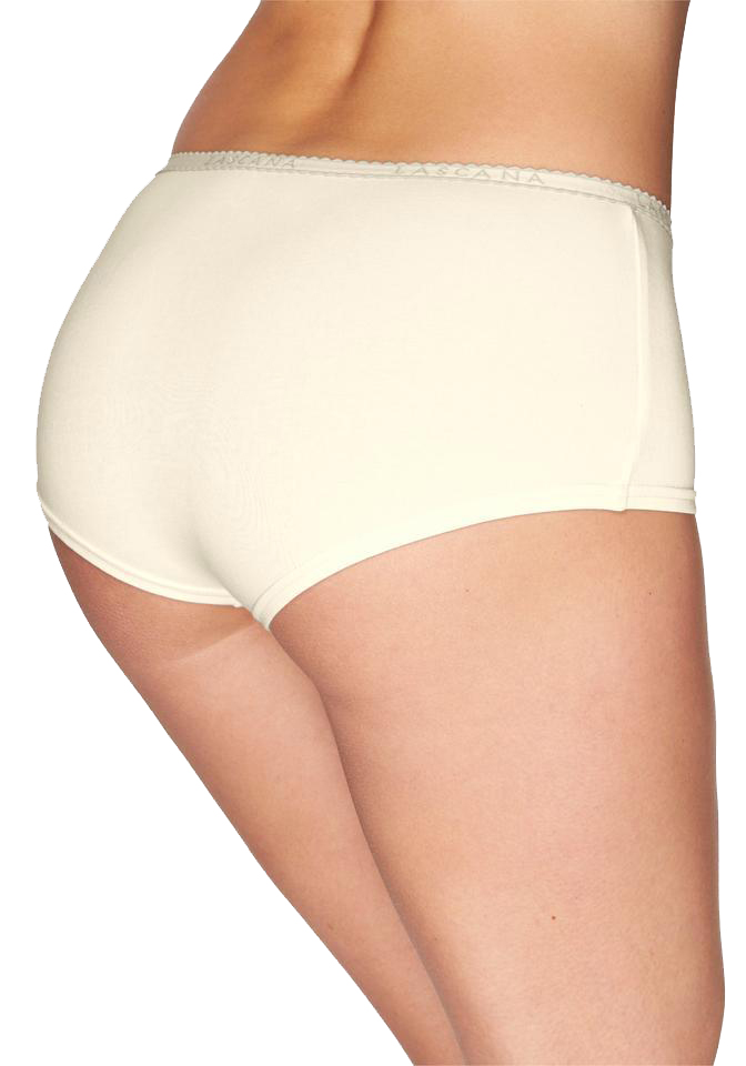 LASCANA Panty in Creme, Graumeliert 