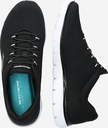 SKECHERS Sneakers laag 'Summits' in Zwart: zijkant