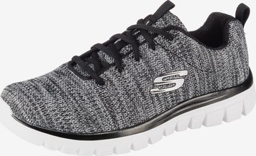 SKECHERS Platform trainers in Grey: front