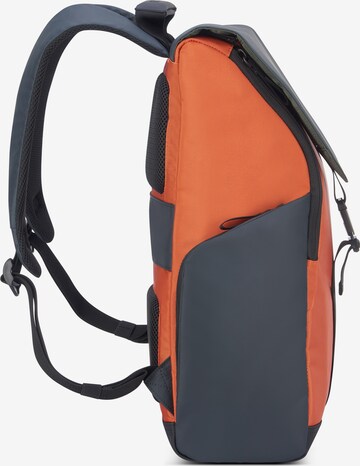 Delsey Paris Backpack 'Securflap' in Orange