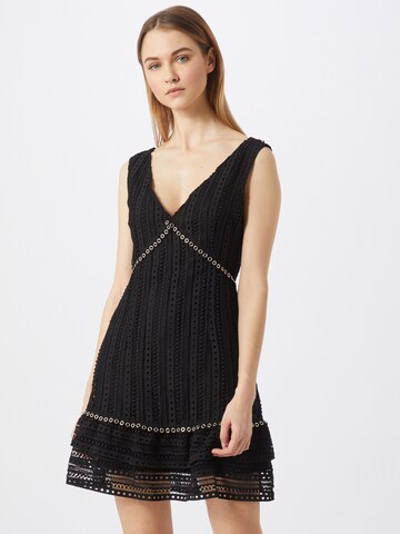 Robe de cocktail 'Leandra' GUESS en noir : devant