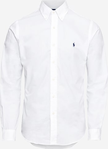 Polo Ralph Lauren Slim fit Overhemd in Wit: voorkant