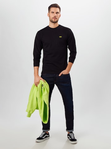 VANS - Camiseta 'LEFT CHEST HIT LS' en negro