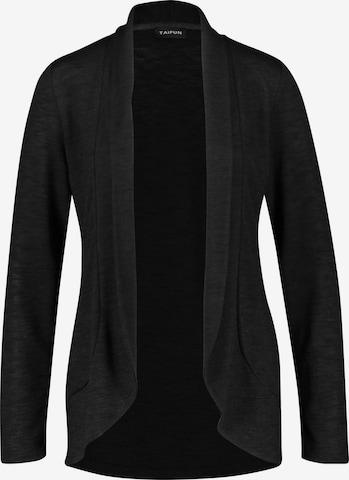 TAIFUN Knit Cardigan in Black: front