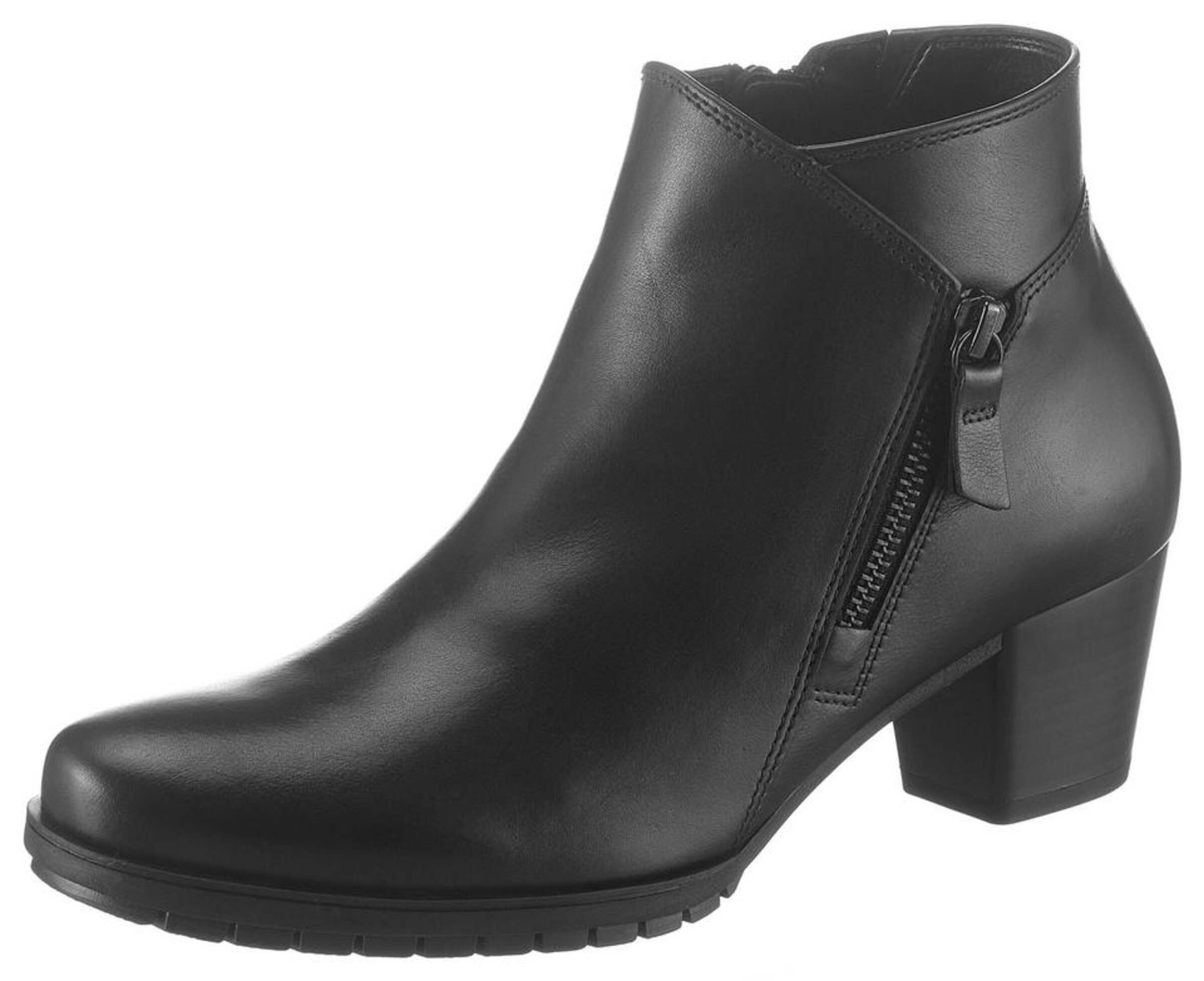 GABOR Booties in Black: front