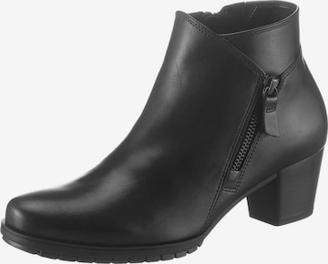 GABOR Booties in Black: front