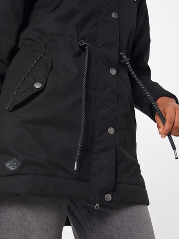 Parka mi-saison 'CANNY' Ragwear en noir