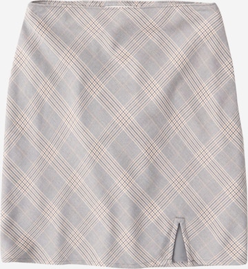 Abercrombie & Fitch Rok in Grijs: voorkant