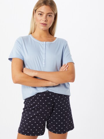 CALIDA Regular Pyjama in Blau: predná strana