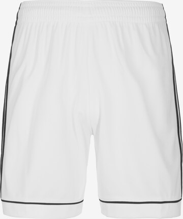 ADIDAS PERFORMANCE Regular Workout Pants 'Squadra 17' in White: front