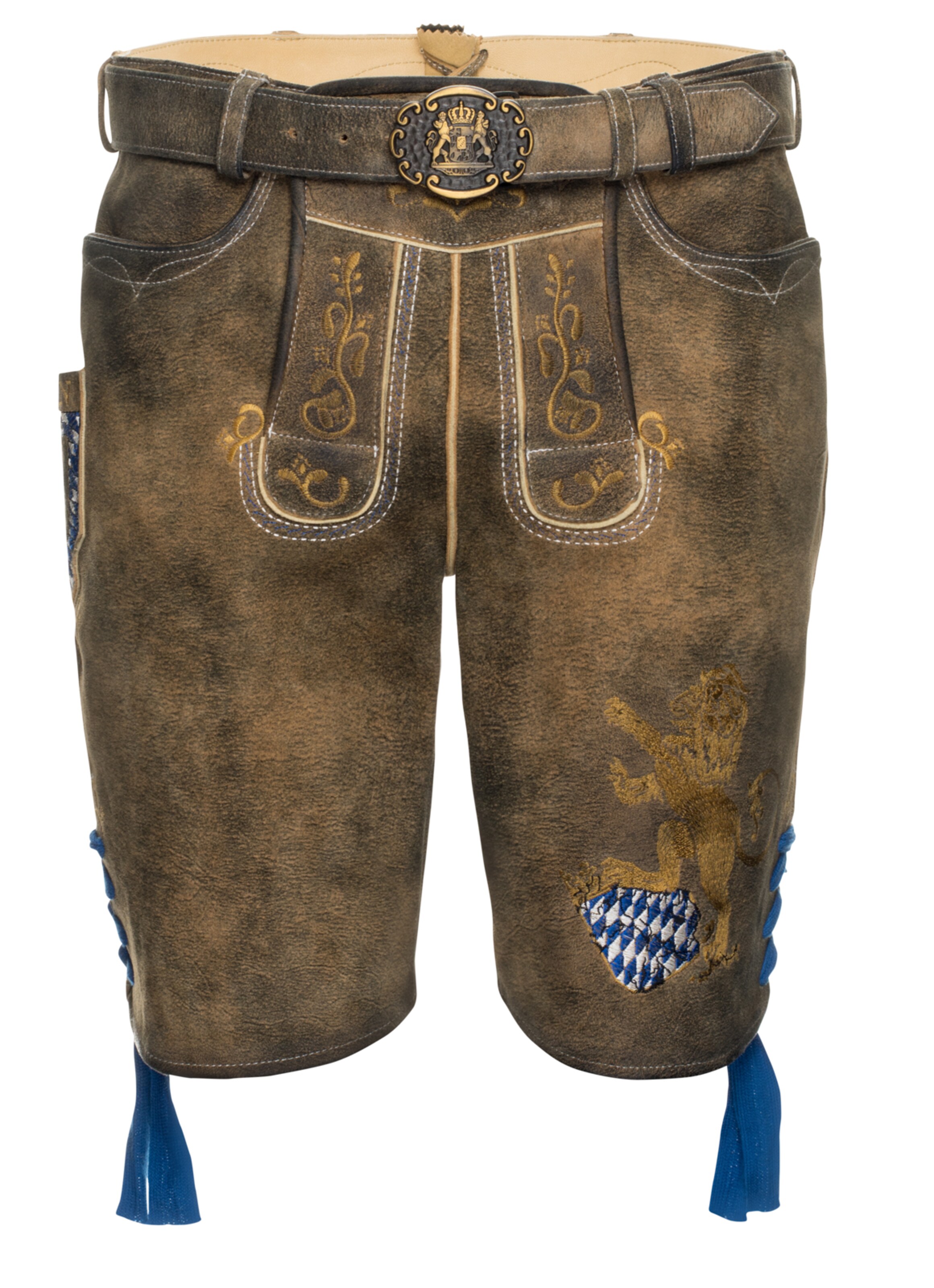 Regular Pantalon folklorique 'Fayern' SPIETH & WENSKY en marron : devant