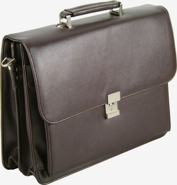 D&N Document Bag in Brown: front