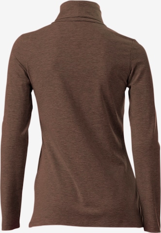 T-shirt 'Best Connection' heine en marron