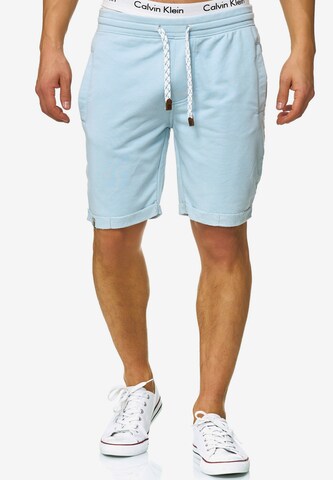 INDICODE JEANS Regular Shorts 'Aldrich' in Blau: predná strana