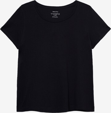 VIOLETA by Mango T-Shirt 'Basi' in Schwarz: predná strana