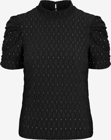 Camicia da donna di PIECES in nero: frontale