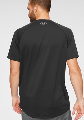 UNDER ARMOUR Regular Fit Funktionsshirt 'Tech 2.0' in Schwarz