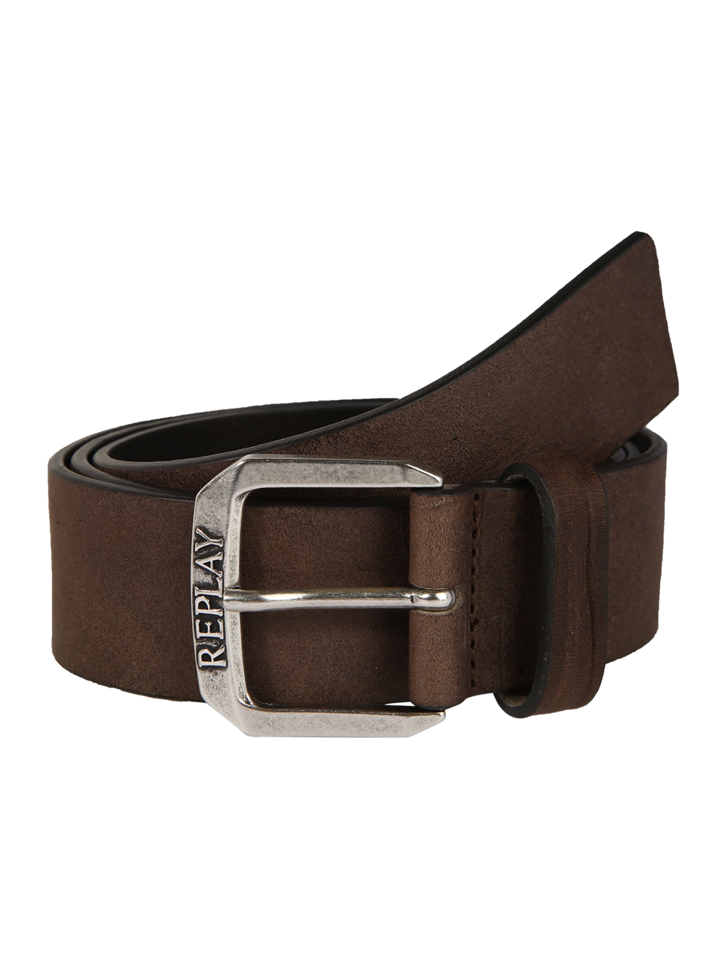 REPLAY Колан в кафяво: отпред