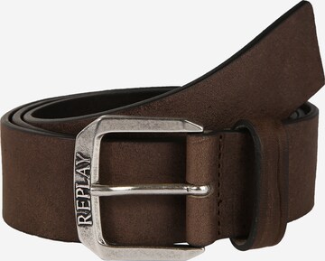 REPLAY Belt in Brown: front