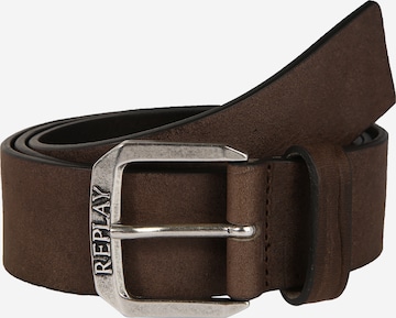 REPLAY Belt in Brown: front