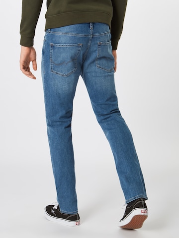 JACK & JONES - Slimfit Calças de ganga 'TIM' em azul: atrás