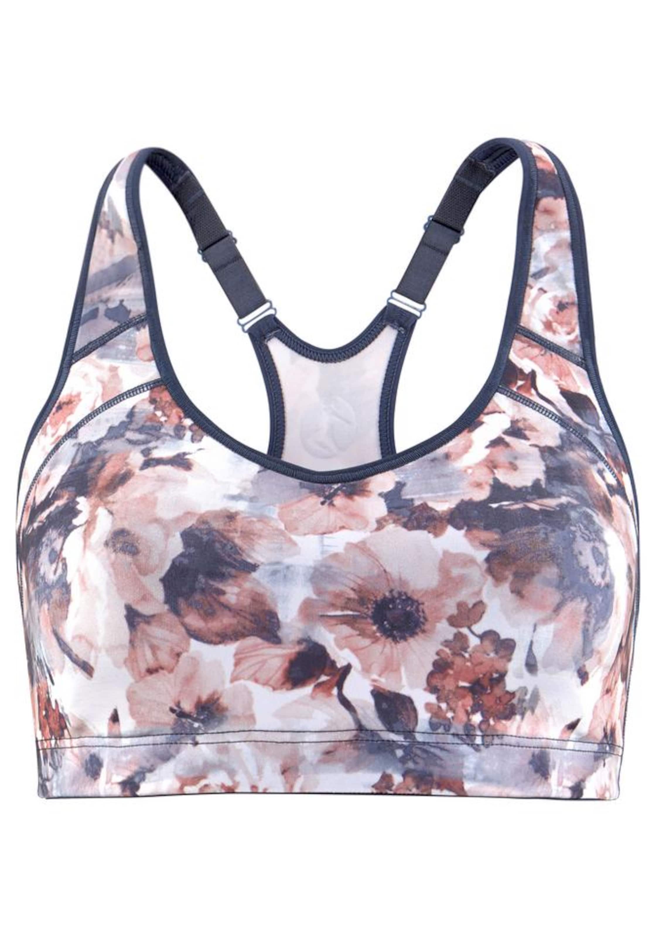 LASCANA Bustier Sports-BH i blandingsfarvet: forside