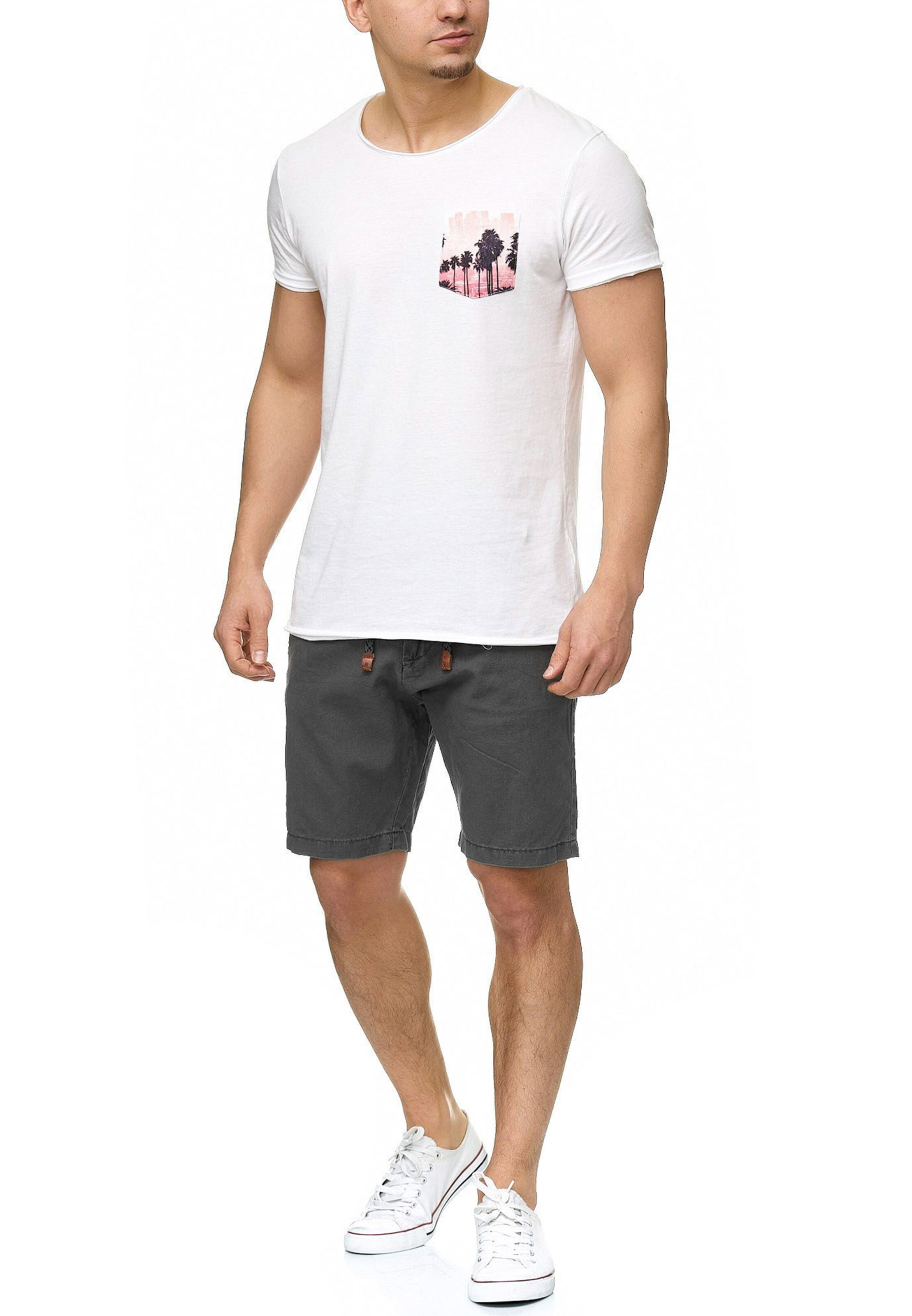 INDICODE JEANS Regular Broek 'Bowmanville' in Grijs