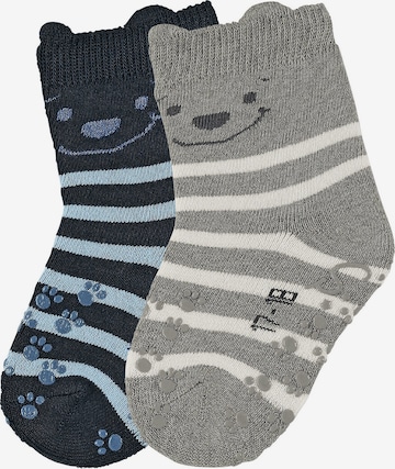STERNTALER Normální Ponožky 'Bär' – modrá: přední strana