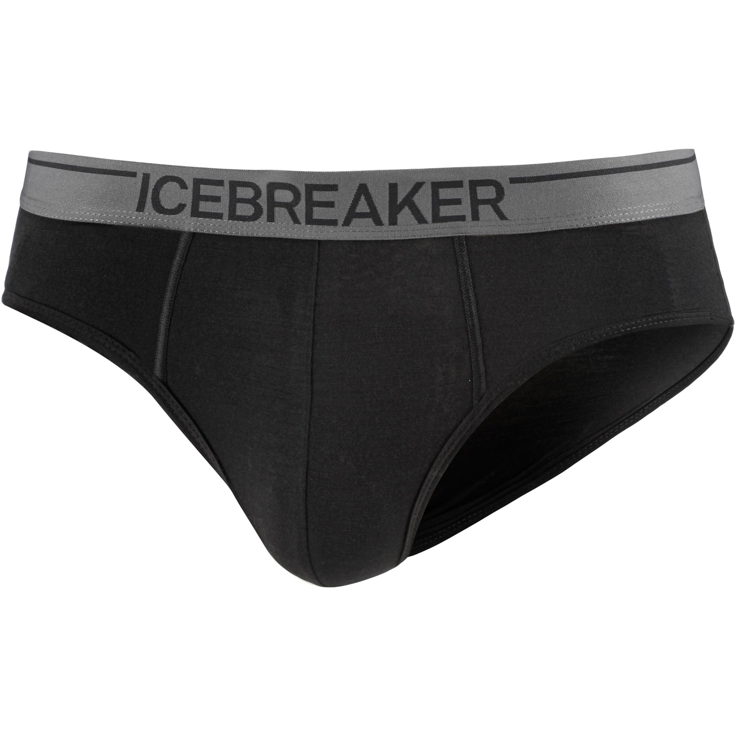 ICEBREAKERSportske gaće - crna boja: prednji dio
