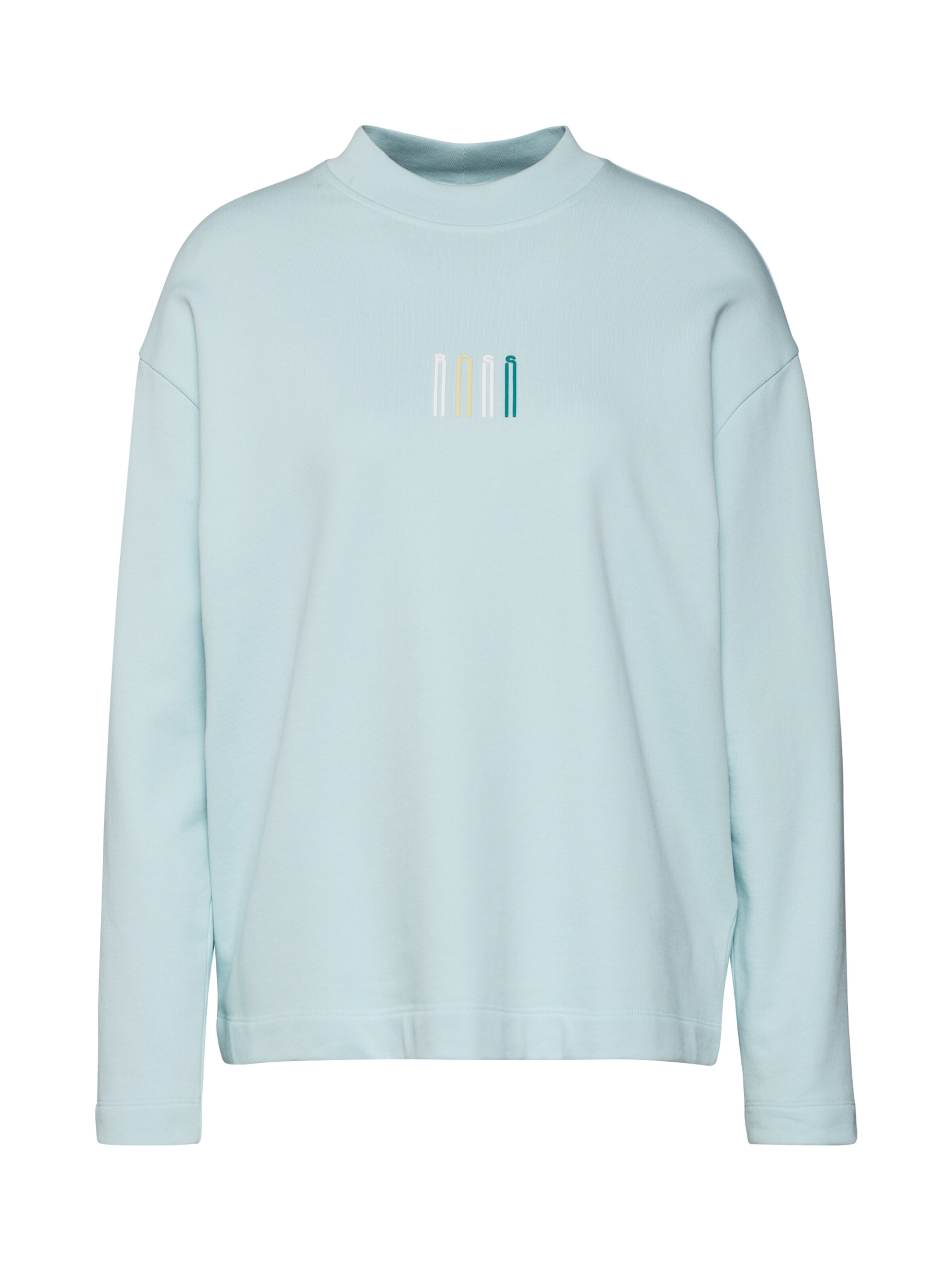 BOSS - Sweatshirt 'Teglossy' in de kleur Blauw