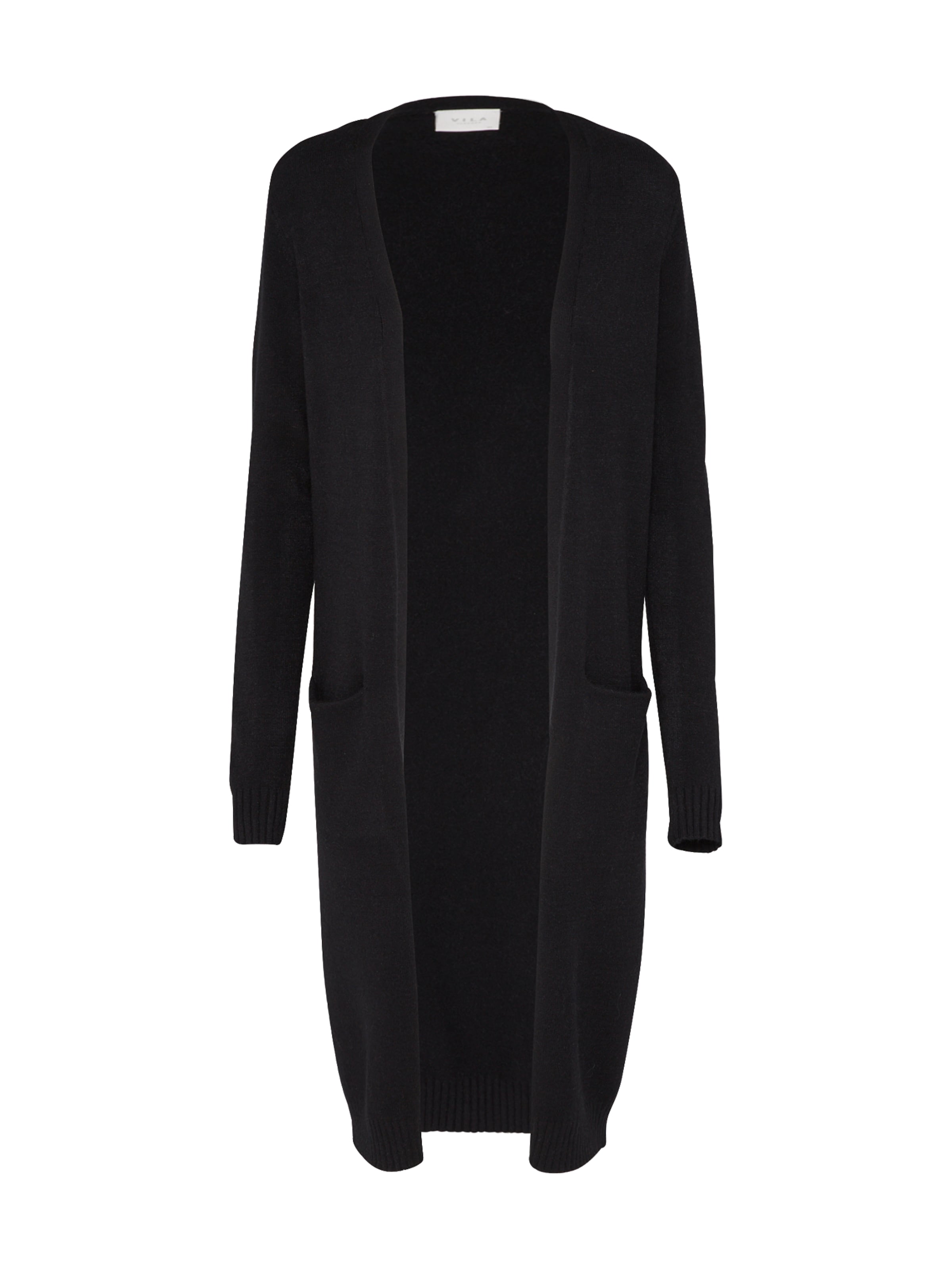 VILA Kampsun 'VIRil', värv must: eest vaates