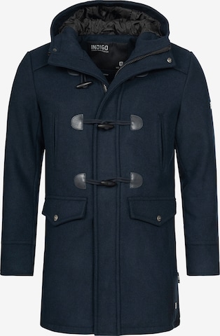 INDICODE JEANS Winterjas in Blauw: voorkant