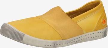 Softinos Slip-Ons in Yellow: front