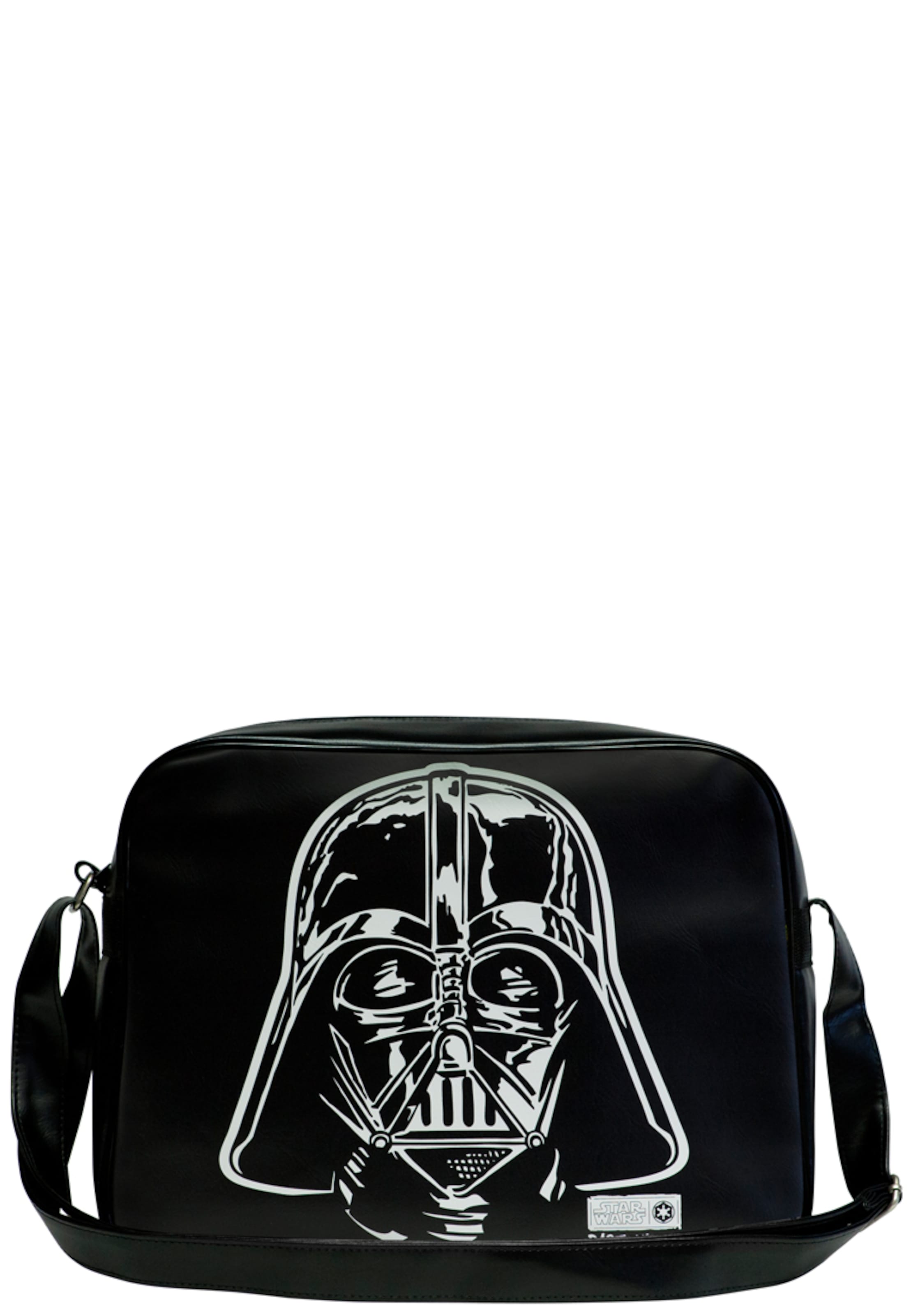 LOGOSHIRT Tasche 'Darth Vader - Krieg der Sterne' in Schwarz: Vorderseite