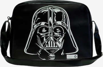 LOGOSHIRT Crossbody Bag 'Darth Vader - Krieg der Sterne' in Black: front