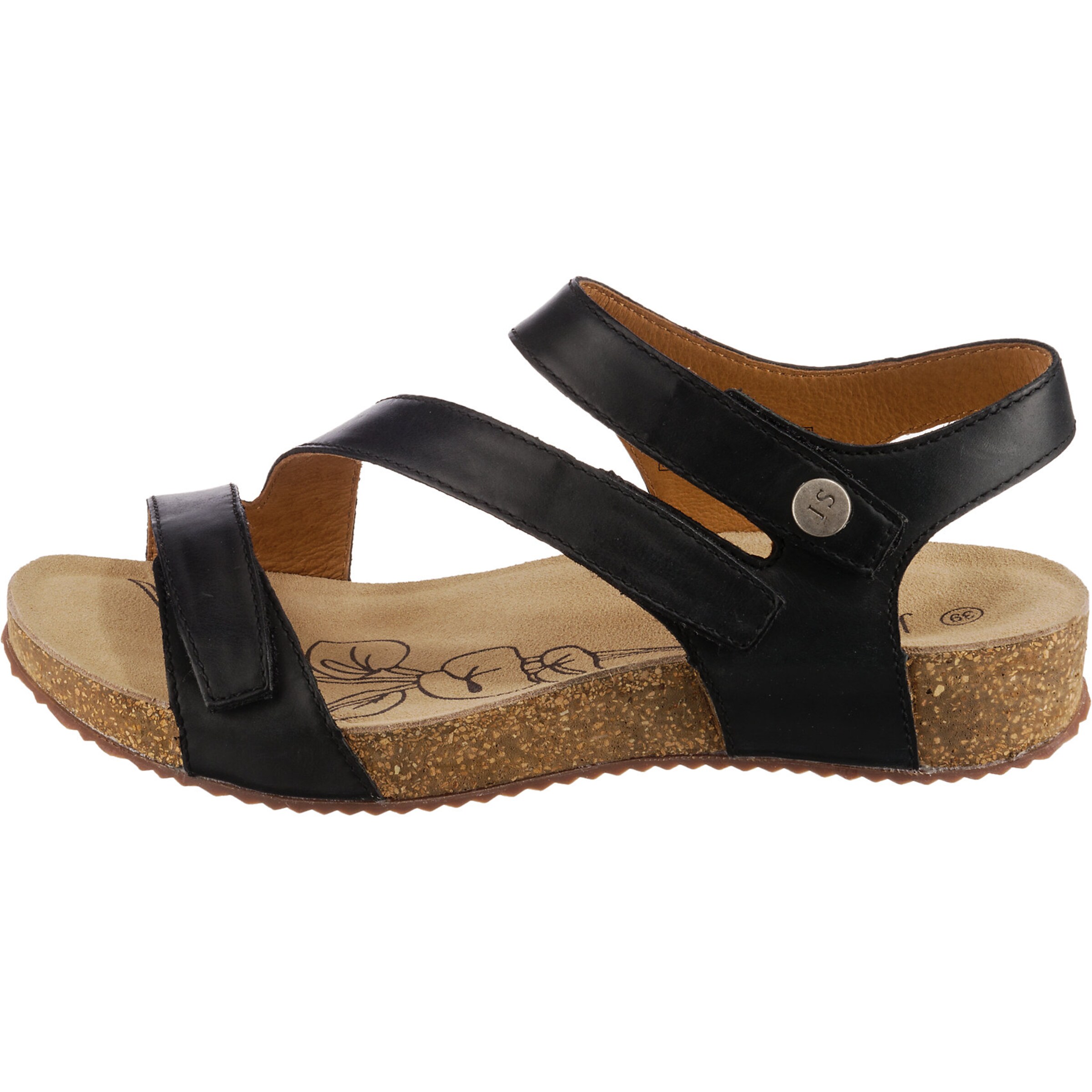 JOSEF SEIBEL Sandals 'Tonga' in Black