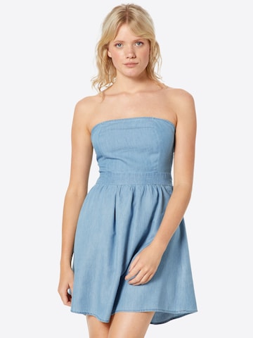 Urban Classics Summer Dress in Blue: front