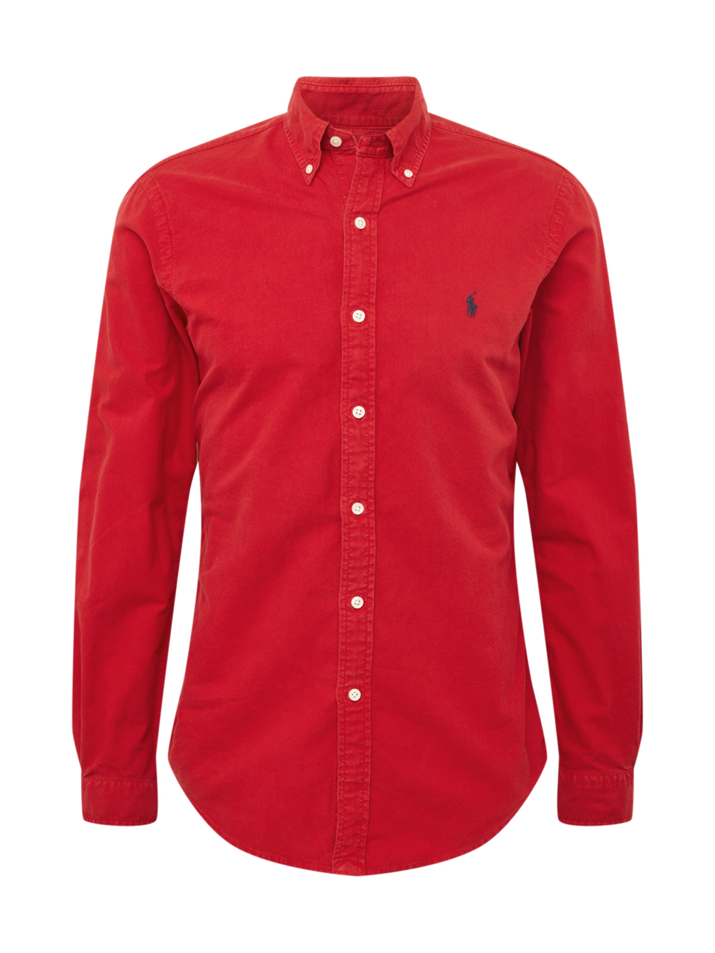 POLO RALPH LAUREN - Overhemd 'OXFORD' in de kleur Rood