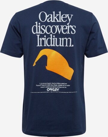 OAKLEY Regular fit Functioneel shirt 'Iridium' in Blauw