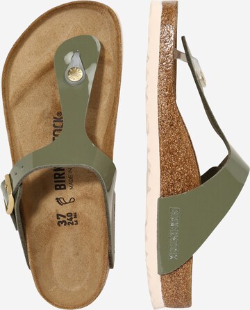 BIRKENSTOCK Zehentrenner 'Gizeh' in Grün