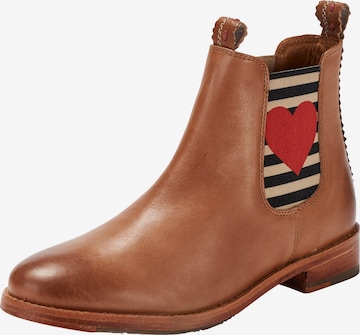 Crickit Chelsea Boots 'Julia' in Brown: front